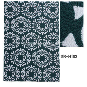 Hand Hooked Carpet Indoor &amp; Outdoor Rug